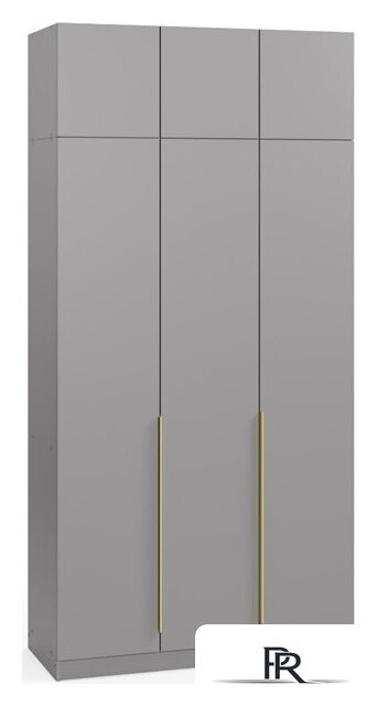 Шкаф распашной Soma Lord Gold 120x240 (серый) - Изображение №1 — Интернет-магазин ПроЗаказ