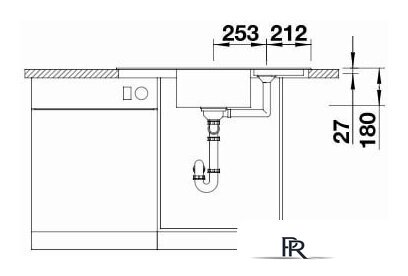 Кухонная мойка Blanco Zia 9 E (черный) 526031 - Изображение №3 — Интернет-магазин ПроЗаказ