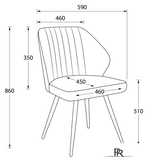 Стул Мамадома Michael-R1 360 (d05 Cappuccino Lux/черный) - Изображение №3 — Интернет-магазин ПроЗаказ