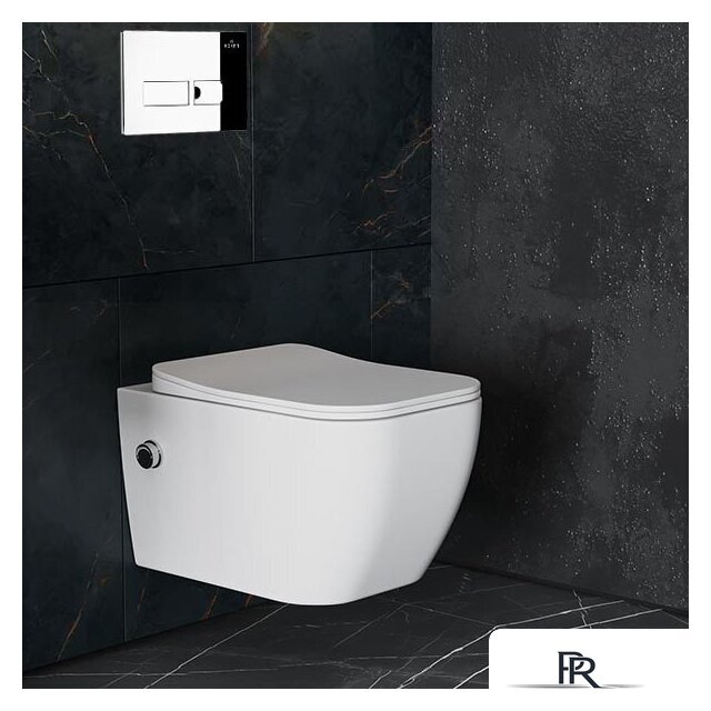 Унитаз подвесной Roxen Cube Bidet One Rimless 6 в 1 StounFix Dual Fresh 596716 (кнопка: хром) - Изображение №11 — Интернет-магазин ПроЗаказ