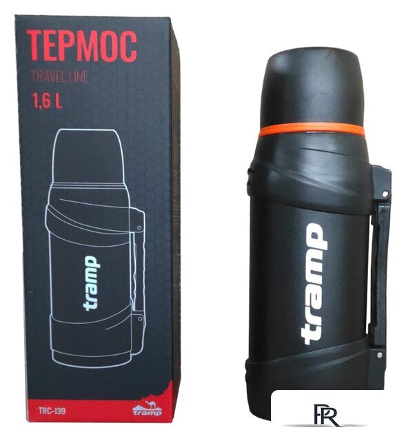 Термос TRAMP Travel Line 1.6л TRC-139ч (черный) - Изображение №5 — Интернет-магазин ПроЗаказ