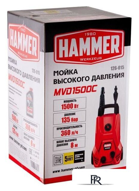 Мойка высокого давления Hammer MVD1500C - Изображение №14 — Интернет-магазин ПроЗаказ