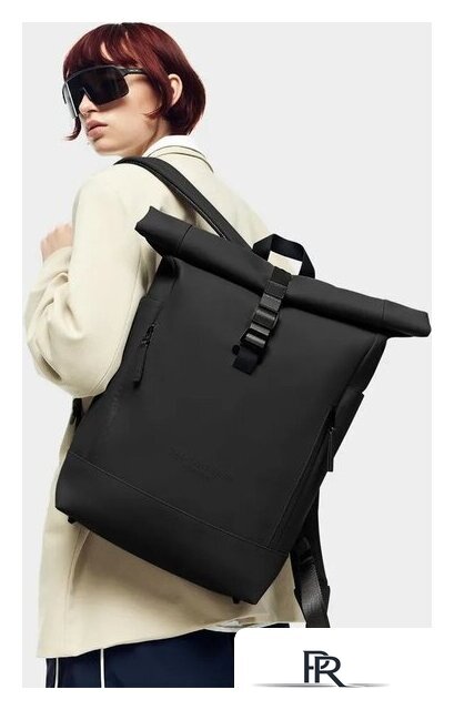 Городской рюкзак Gaston Luga Backpack Rullen 13 (черный) - Изображение №5 — Интернет-магазин ПроЗаказ