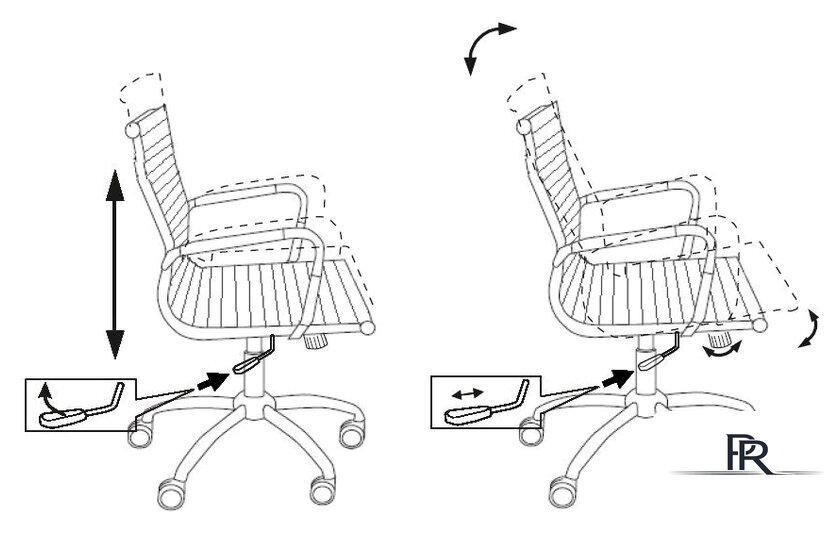 Офисное кресло Бюрократ CH-883-LOW/IVORY (бежевый) - Изображение №6 — Интернет-магазин ПроЗаказ