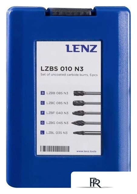Набор борфрез Lenz LZBS 010 N3 - Изображение №3 — Интернет-магазин ПроЗаказ