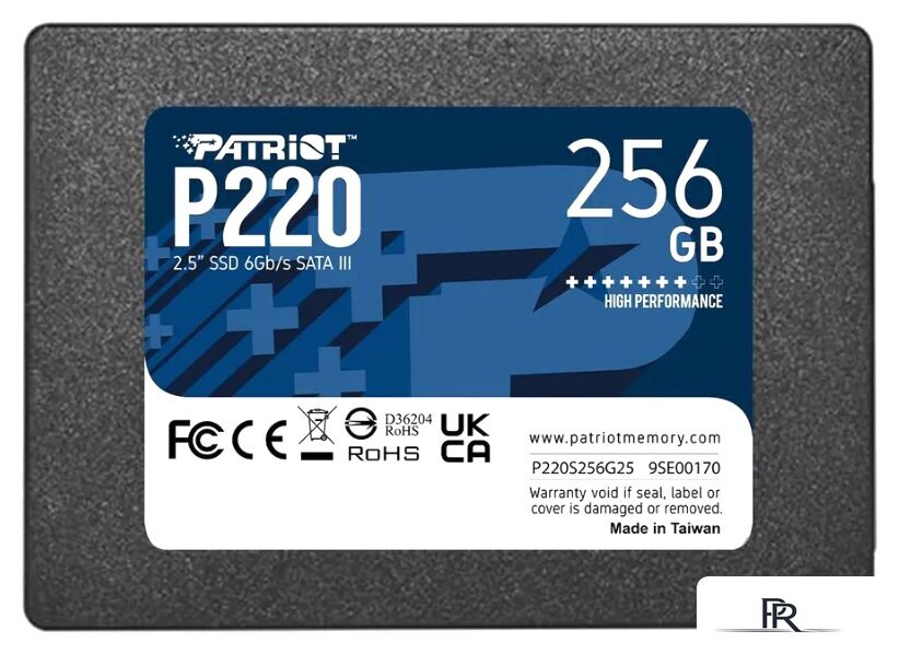 SSD Patriot P220 256GB P220S256G25 - Изображение №1 — Интернет-магазин ПроЗаказ
