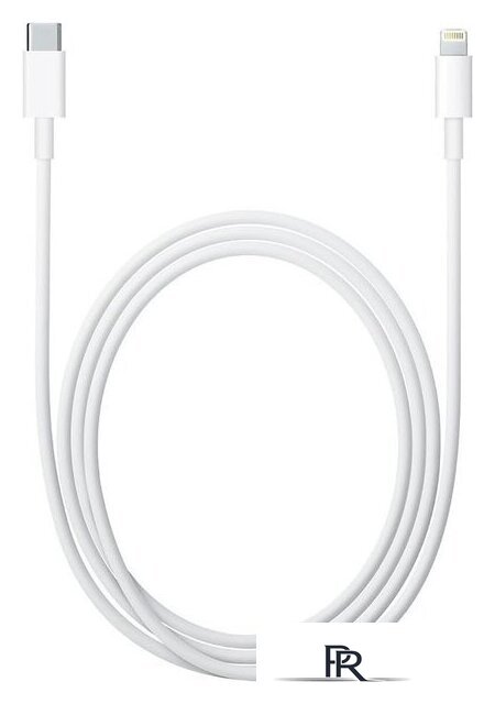 Кабель Apple USB 2.0 Type-C - Lightning (1 м, белый) - Изображение №1 — Интернет-магазин ПроЗаказ