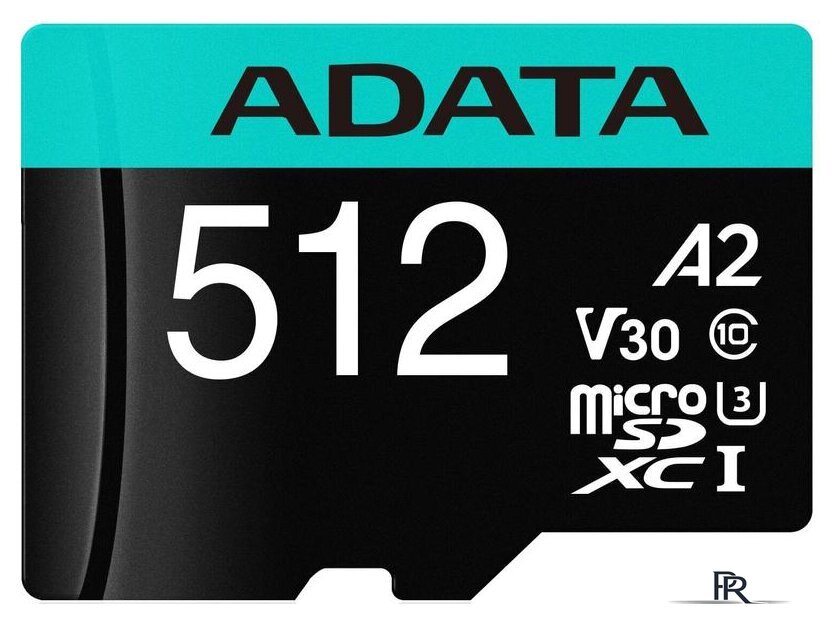 Карта памяти ADATA Premier Pro AUSDX512GUI3V30SA2-RA1 microSDXC 512GB (с адаптером) - Изображение №2 — Интернет-магазин ПроЗаказ