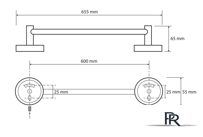 Держатель для полотенца Bemeta Omega 104104042 - Изображение №2 — Интернет-магазин ПроЗаказ