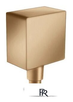 Шланговое подключение Hansgrohe FixFit Square 26455140 (бронзовый) - Изображение №1 — Интернет-магазин ПроЗаказ