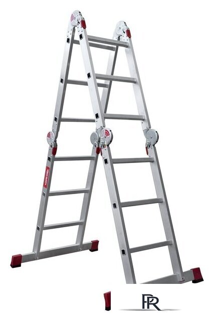 Лестница-трансформер Новая высота NV 333 с помостом профессиональная 4x3 ступени - Изображение №5 — Интернет-магазин ПроЗаказ