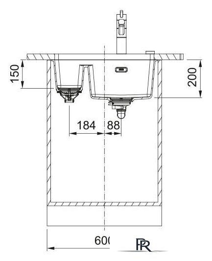Кухонная мойка Franke Maris MRG 160-34-15 125.0687.269 (оникс) - Изображение №3 — Интернет-магазин ПроЗаказ
