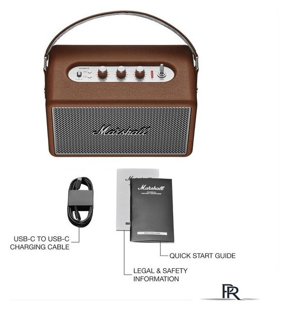 Беспроводная колонка Marshall Kilburn III (коричневый) - Изображение №4 — Интернет-магазин ПроЗаказ