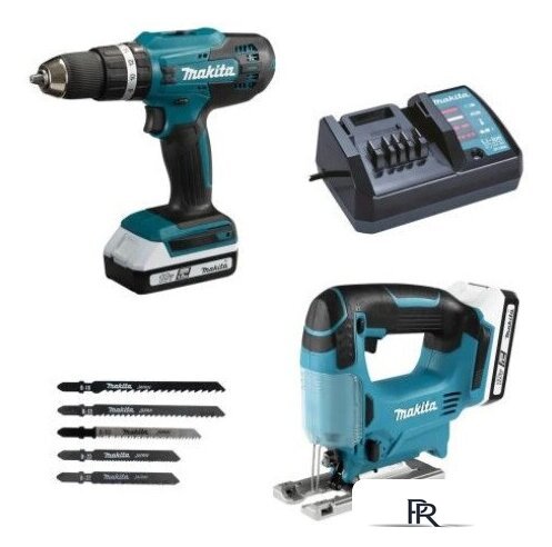  Makita DK18B59Y (шуруповерт, лобзик, 2 АКБ) - Изображение №1 — Интернет-магазин ПроЗаказ