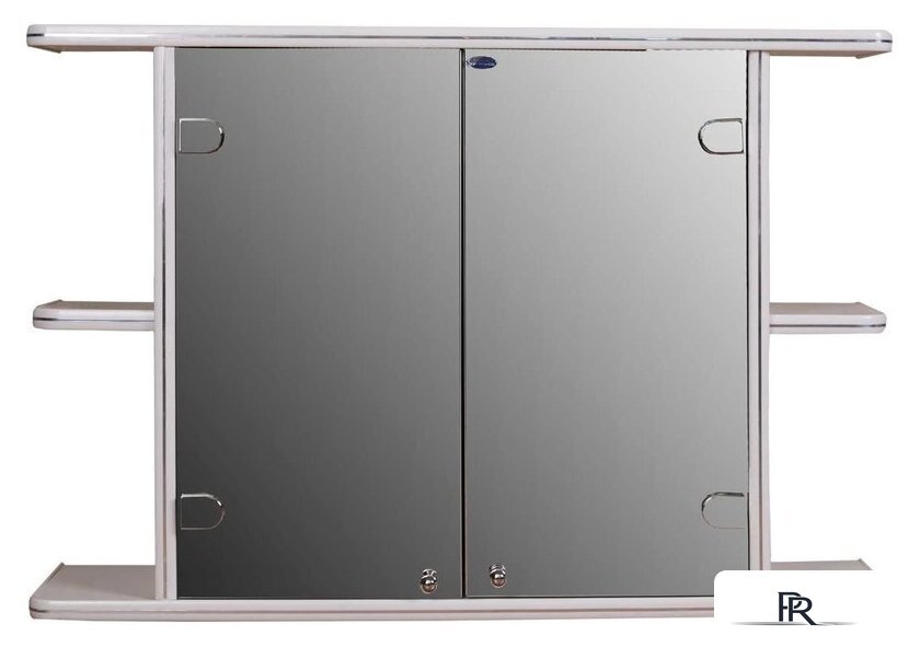  Гамма Шкаф с зеркалом 11 (белый) - Изображение №1 — Интернет-магазин ПроЗаказ