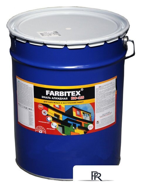 Эмаль Farbitex ПФ-266 20 кг (желто-коричневый) - Изображение №1 — Интернет-магазин ПроЗаказ