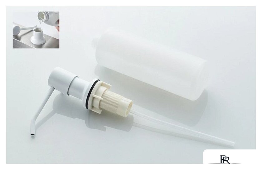 Кухонная мойка БелЭворс Mila L + смеситель W74004-3 + дозатор L405H (белый) - Изображение №9 — Интернет-магазин ПроЗаказ