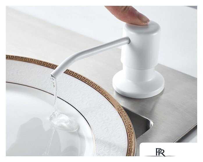 Кухонная мойка БелЭворс Mila L + смеситель W74004-3 + дозатор L405H (белый) - Изображение №8 — Интернет-магазин ПроЗаказ