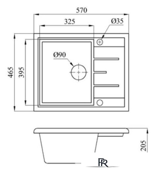 Кухонная мойка БелЭворс Mila L + смеситель W74004-3 + дозатор L405H (белый) - Изображение №11 — Интернет-магазин ПроЗаказ