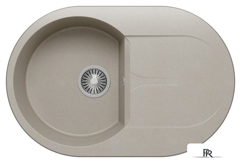 Кухонная мойка Polygran Atol-760 (серый 14) - Изображение №1 — Интернет-магазин ПроЗаказ