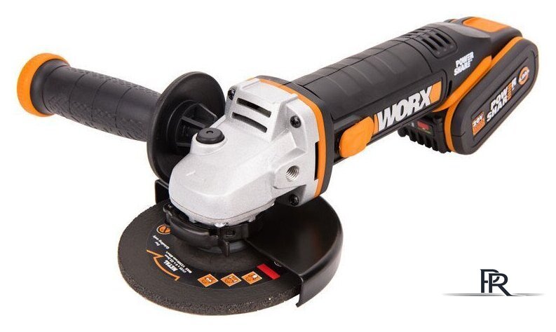 Угловая шлифмашина Worx WX803 (с 2-мя АКБ, кейс) - Изображение №2 — Интернет-магазин ПроЗаказ