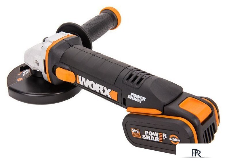 Угловая шлифмашина Worx WX803 (с 2-мя АКБ, кейс) - Изображение №3 — Интернет-магазин ПроЗаказ