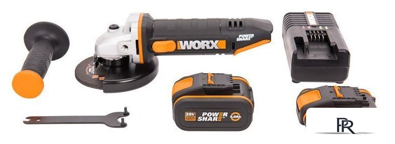 Угловая шлифмашина Worx WX803 (с 2-мя АКБ, кейс) - Изображение №10 — Интернет-магазин ПроЗаказ
