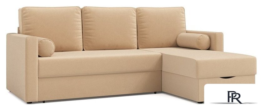 Угловой диван Mio Tesoro Кронус (Velutto 59, сван) - Изображение №1 — Интернет-магазин ПроЗаказ