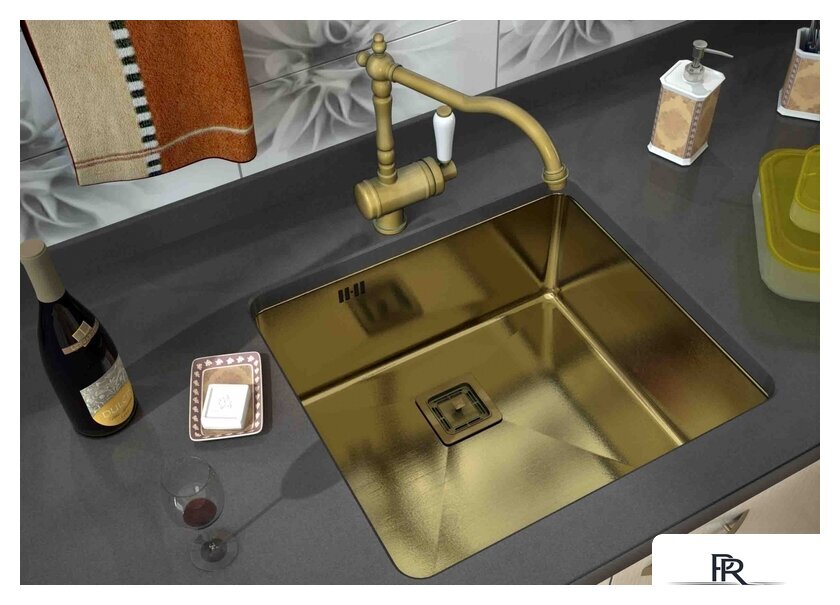 Кухонная мойка ZorG SZR-44 Bronze - Изображение №3 — Интернет-магазин ПроЗаказ