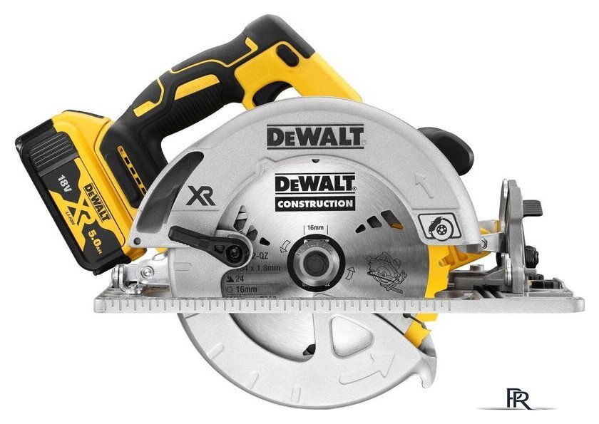 Дисковая (циркулярная) пила DeWalt DCS572P2 (с 2-мя АКБ) - Изображение №2 — Интернет-магазин ПроЗаказ