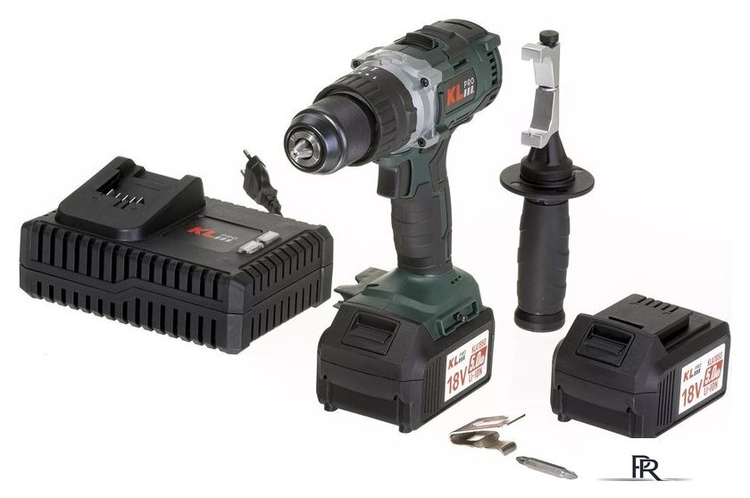 Ударная дрель-шуруповерт KLPRO KLDM18B-50 (с 2-мя АКБ, кейс) - Изображение №11 — Интернет-магазин ПроЗаказ
