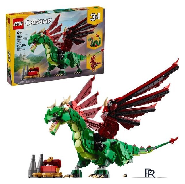Конструктор LEGO Creator 3 в 1 31161 Средневековый дракон 3 в 1 - Изображение №1 — Интернет-магазин ПроЗаказ