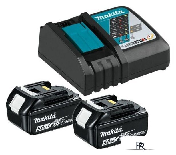 Аккумулятор с зарядным устройством Makita BL1850B + DC18RC 191L74-5 (18В/5 Ah + 7.2-18В) - Изображение №1 — Интернет-магазин ПроЗаказ