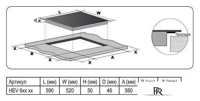 Варочная панель Evelux HEV 640 B - Изображение №3 — Интернет-магазин ПроЗаказ