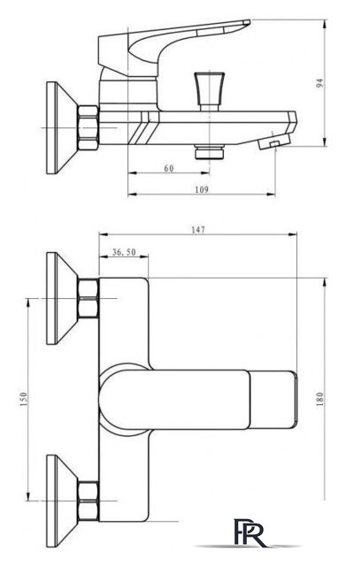 Смеситель Esko Eiger EG 54 w/a - Изображение №3 — Интернет-магазин ПроЗаказ