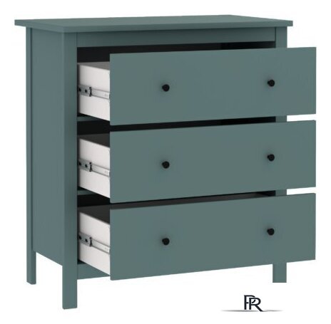 Комод Mio Tesoro Сага 2.08.02.020.6 (темно-бирюзовый) - Изображение №2 — Интернет-магазин ПроЗаказ