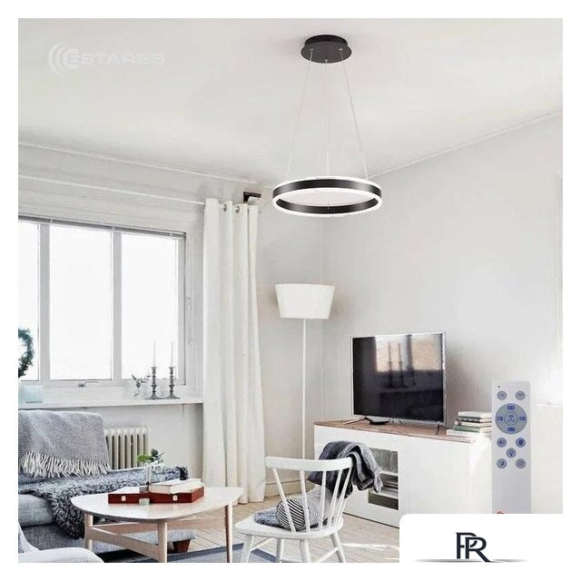 Подвесная люстра Estares Stella 64W R-APP-400x1200-BLACK/WHITE-220-IP20 - Изображение №5 — Интернет-магазин ПроЗаказ