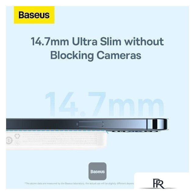 Внешний аккумулятор Baseus Magnetic Mini Wireless Fast Charging Power Bank 20W 6000mAh (белый) - Изображение №7 — Интернет-магазин ПроЗаказ
