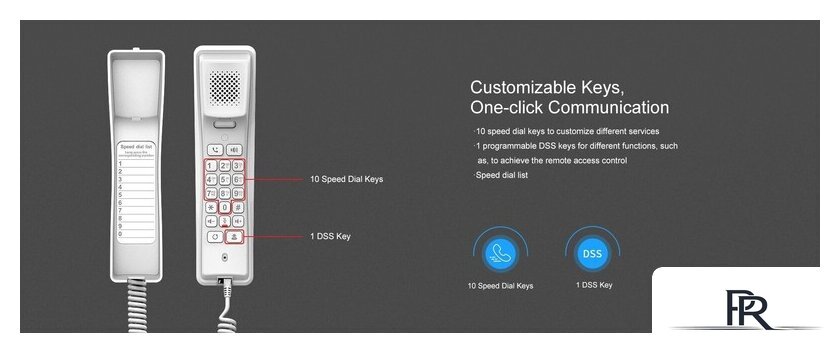 IP-телефон Fanvil H2U (черный) - Изображение №2 — Интернет-магазин ПроЗаказ