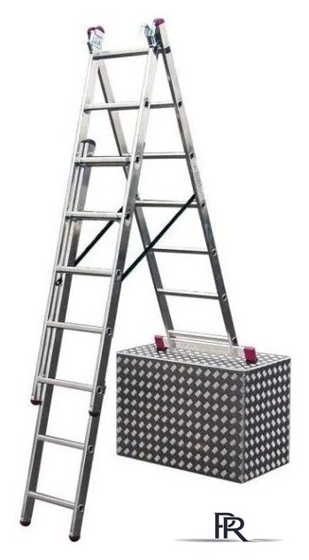 Лестница-трансформер Krause Трехсекционная универсальная лестница CARDA+ 3х11 - Изображение №2 — Интернет-магазин ПроЗаказ