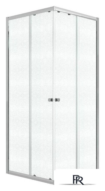 Душевой уголок Niagara Eco NG-1010-14QMT 100x100x190 (хром/стекло матовое) - Изображение №1 — Интернет-магазин ПроЗаказ