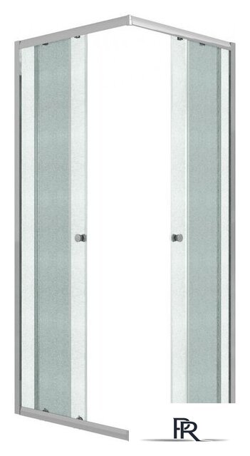 Душевой уголок Niagara Eco NG-1010-14QMT 100x100x190 (хром/стекло матовое) - Изображение №2 — Интернет-магазин ПроЗаказ