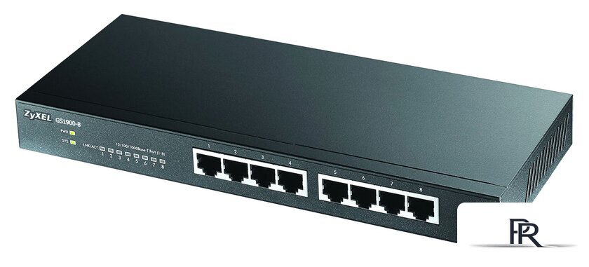 Управляемый коммутатор уровня 2+ Zyxel GS1900-8 - Изображение №1 — Интернет-магазин ПроЗаказ