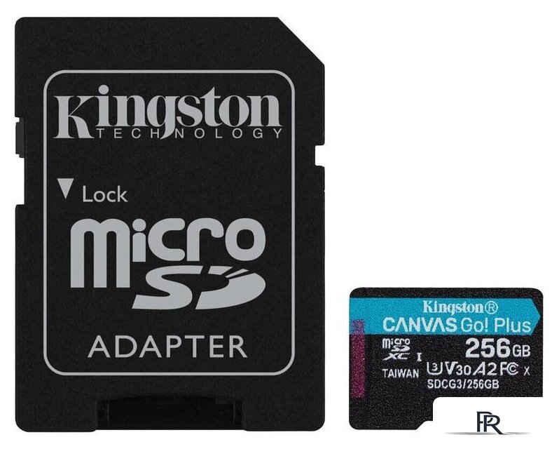 Карта памяти Kingston Canvas Go! Plus microSDXC 256GB SDCG3/256GB (с адаптером) - Изображение №1 — Интернет-магазин ПроЗаказ