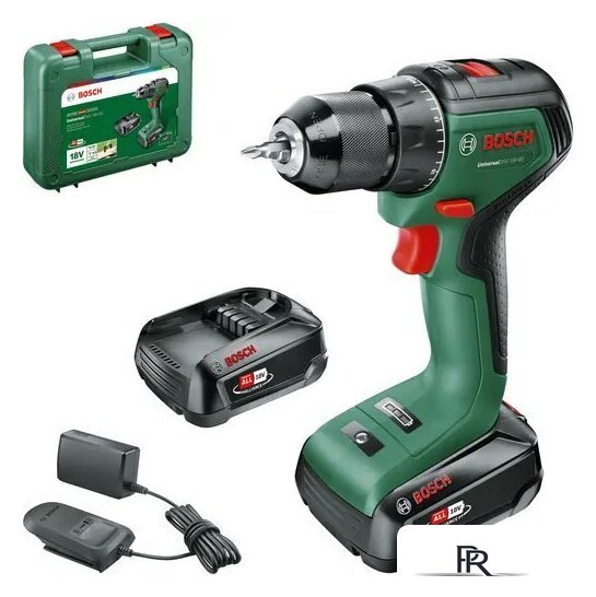 Дрель-шуруповерт Bosch UniversalDrill 18V-60 06039D7002 (с 2-мя АКБ 2 Ач, кейс) - Изображение №1 — Интернет-магазин ПроЗаказ