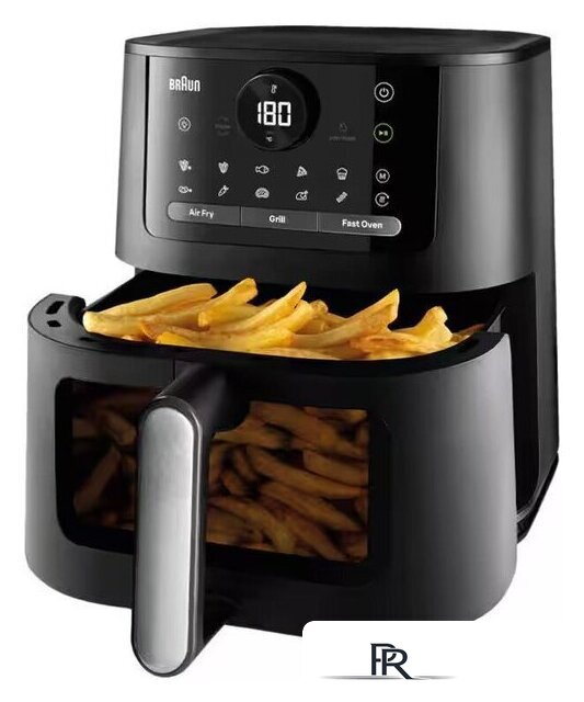 Аэрогриль (аэрофритюрница) Braun MultiFry 5 Air Fryer 3-i-n1 HF5075IBK - Изображение №3 — Интернет-магазин ПроЗаказ