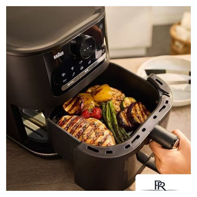 Аэрогриль (аэрофритюрница) Braun MultiFry 5 Air Fryer 3-i-n1 HF5075IBK - Изображение №7 — Интернет-магазин ПроЗаказ