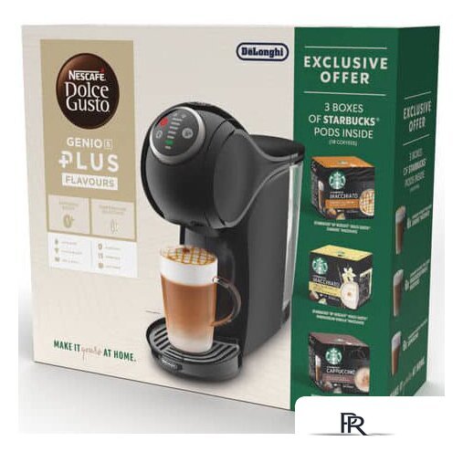 Капсульная кофеварка DeLonghi Dolce Gusto Genio S Plus EDG315.B - Изображение №4 — Интернет-магазин ПроЗаказ