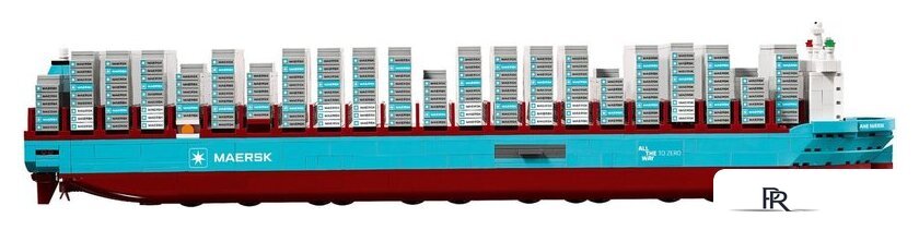 Конструктор LEGO 40955 Контейнеровоз Maersk с двухтопливным двигателем - Изображение №4 — Интернет-магазин ПроЗаказ