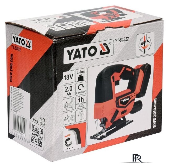 Электролобзик Yato YT-82822 (с АКБ) - Изображение №3 — Интернет-магазин ПроЗаказ